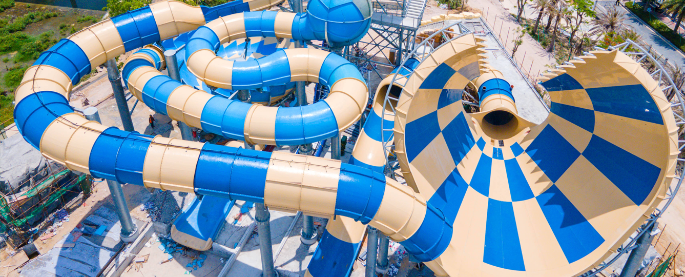 大喇叭滑梯應(yīng)用現(xiàn)場